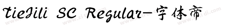 TieJili SC Regular字体转换